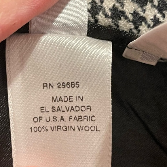 Vintage Pendleton 100% Virgin Wool Houndstooth Pants excellent size 12 - Picture 4 of 9